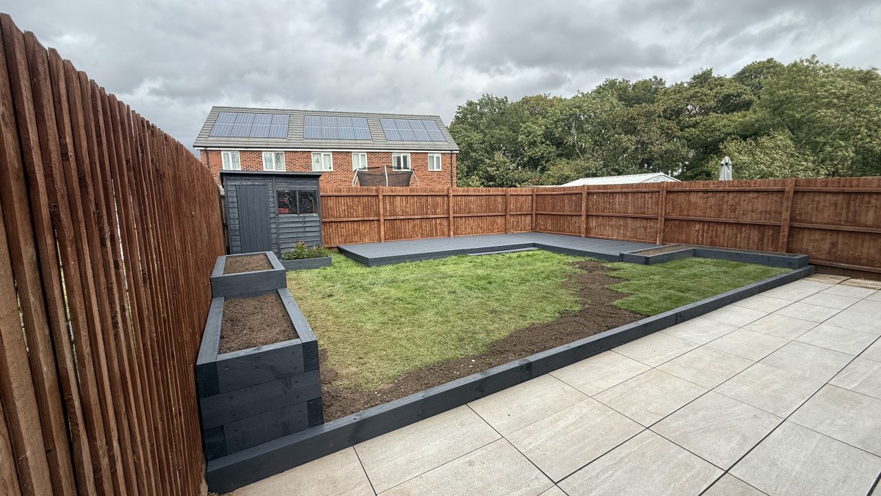 Raised flower beds project by M Fencing & More