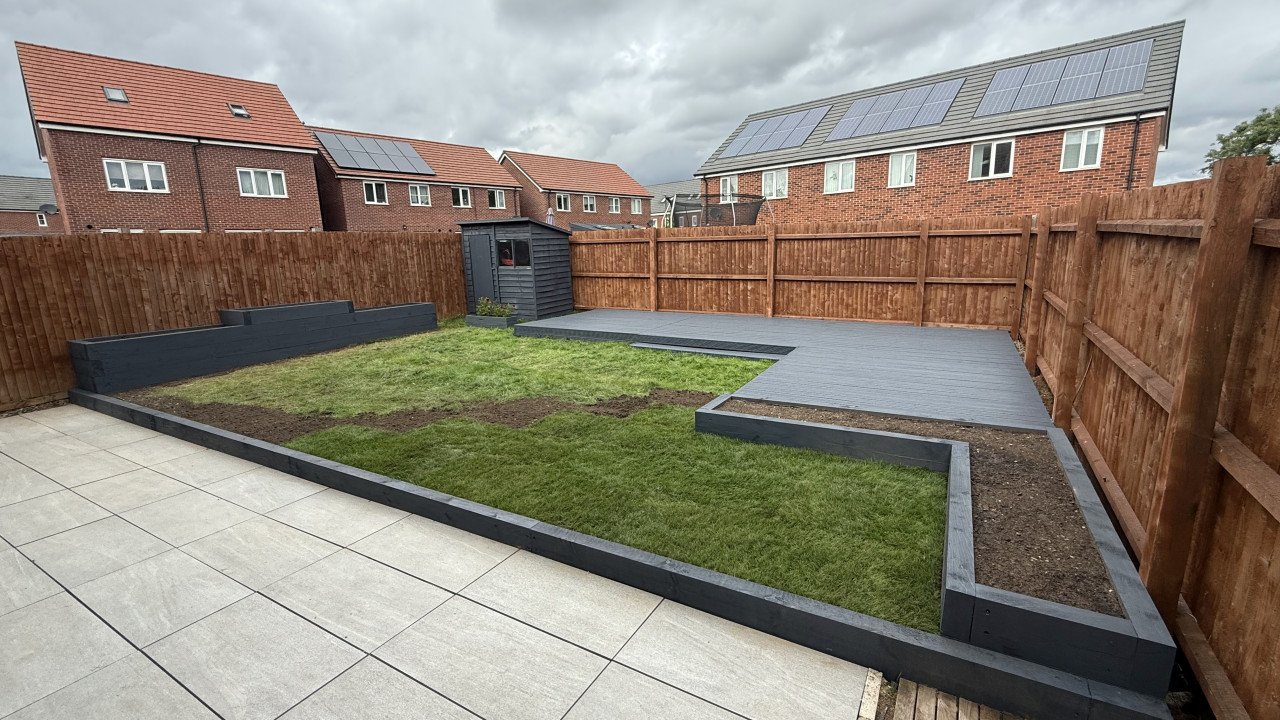 Raised flower beds project by M Fencing & More
