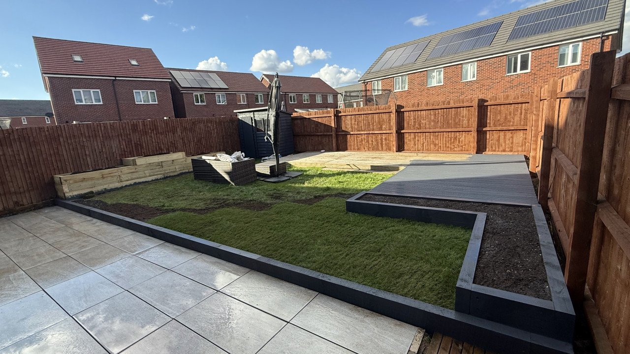 Raised flower beds project by M Fencing & More