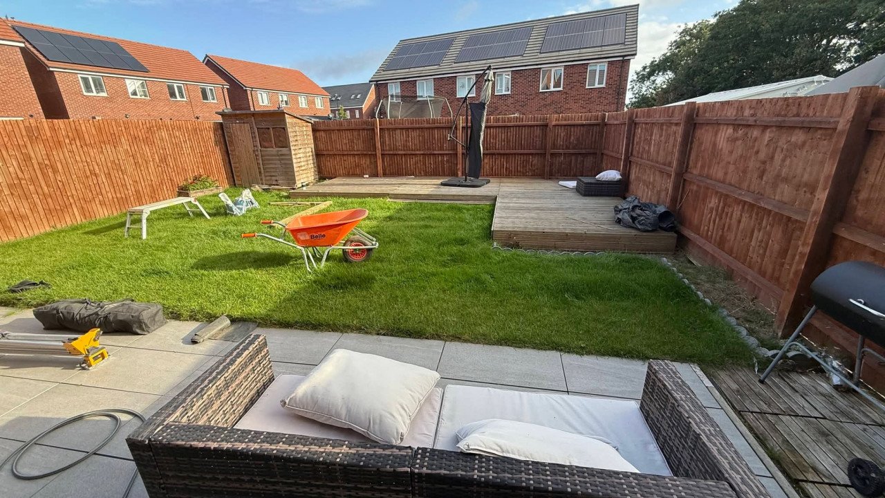Raised flower beds project by M Fencing & More